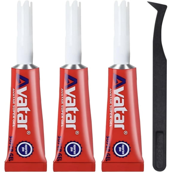 Aquarium Glue, Quick-Drying Safe Coral and Aquatic Plant Glue for Stones, Shells, and Aquascaping,3 Piece