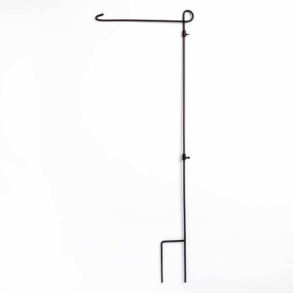 Wrought Iron Garden Flag Stand