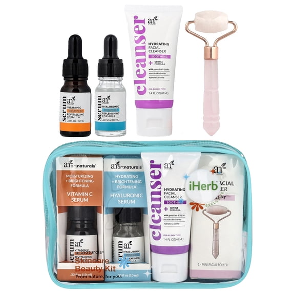 artnaturals iHerb Exclusive, Artnaturals® Skincare Beauty Kit, 5 Piece Kit