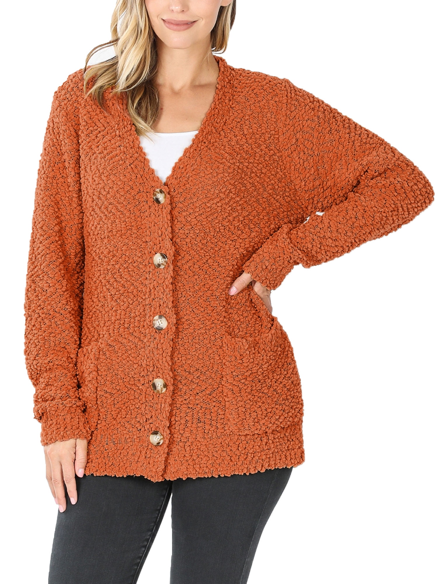popcorn cardigan walmart