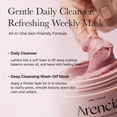 thumbnail image 3 of Rosehip Brightening Rice Mochi Face Cleanser & Daily Scrub - Moisturizing, Exfoliating & Deep-Cleansing - All Skin Types with Rice Powder & Rice Water 120g - Arencia, 3 of 8