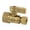 Brass, variant on Kingston Brass KF4315MB 1/2-Inch FIP x 3/8-Inch O.D. Comp Quarter-Turn Straight Shut-Off Valve in Matte Black