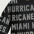 thumbnail image 5 of Women's Gameday Couture  Black Miami Hurricanes Hype Era Sweatshirt, 5 of 5