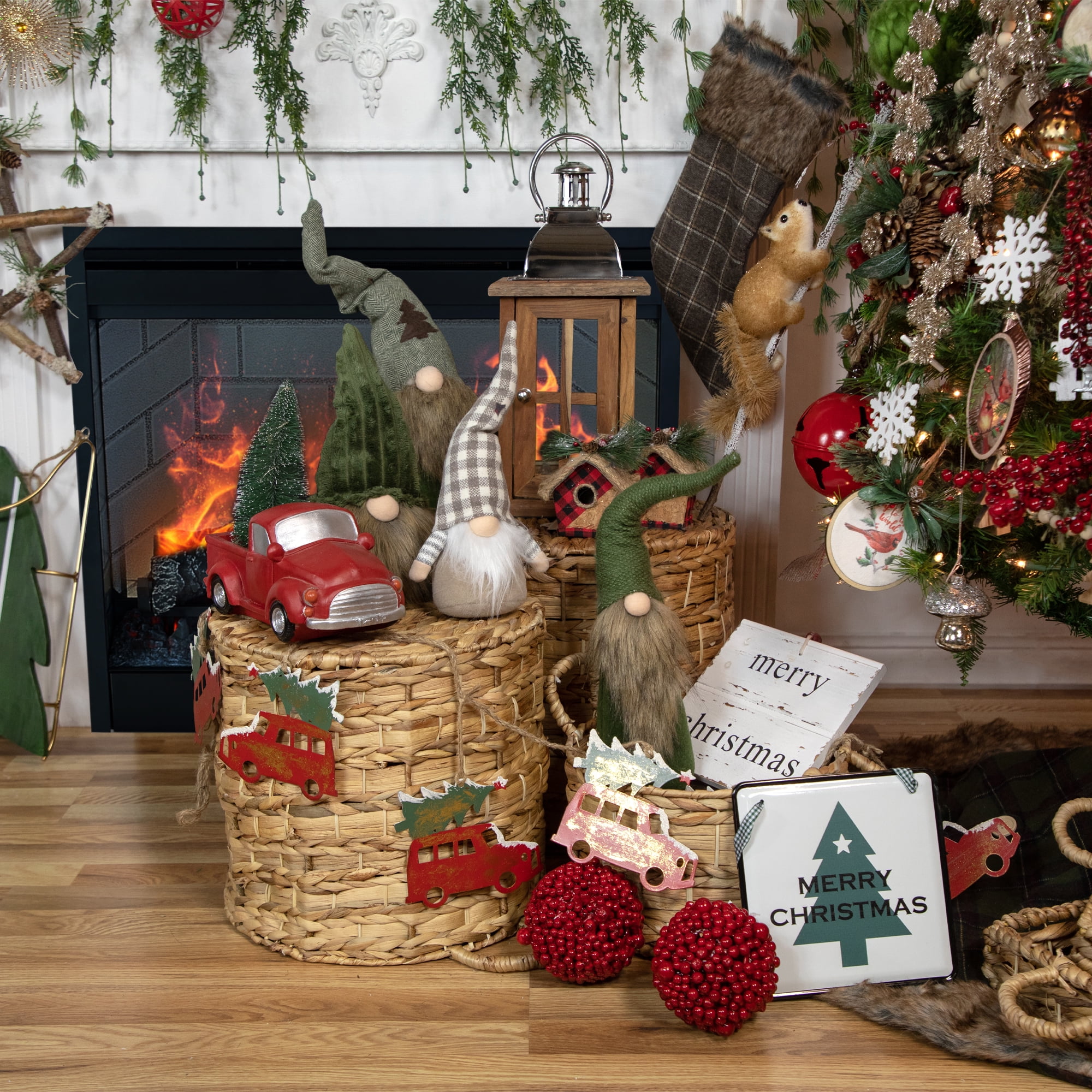 17" Reclaimed Wood Merry Christmas Wall Sign