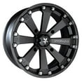 thumbnail image 1 of 4/156 Motosport Alloys M20 Kore Wheel 14x7 3.5 + 3.5 Flat Black for Polaris MAGNUM 325 4X4 2000-2002, 1 of 1