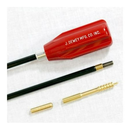 Dewey Coated Rod - J. Dewey 30C-52 Two-Piece Coated Rod, Red/Black,
