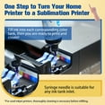 thumbnail image 6 of Bundle Kit I 110 Sheets A-SUB Sublimation Paper 125g 8.5X11 + 480ML A-SUB Sublimation Ink for All Epson Inkjet Printers Heat Transfer, ET-2400 2803 2800 4800 WF ST-2000 SC F170 etc, 6 of 13