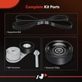 thumbnail image 2 of A-Premium Engine Serpentine Belt Drive Kit with Tensioner & Idler Pulley Compatible with Chevrolet Cavalier & Pontiac Sunfire, 1998-2002, 2.2L, 2 of 6