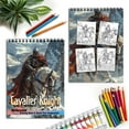 thumbnail image 6 of Netecom Cavalier Knight Coloring Book for Adults, Spiral Bound, Soft Cover, 6 of 6
