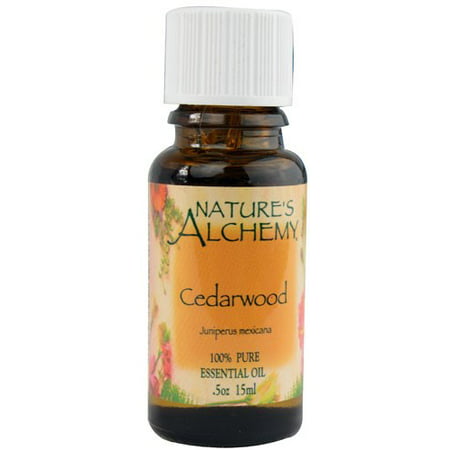 Nature's Alchemy 100% Pure Essential Oil, Cedarwood, 0.5