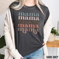 thumbnail image 3 of Mama Graphic T-Shirt for Women - Retro Aesthetic, Leopard Print, Boho Vintage Style, 3 of 6