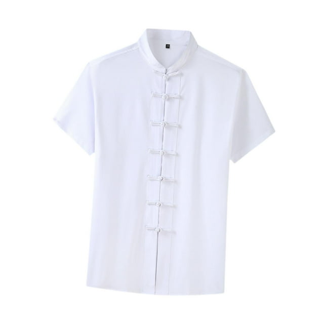Ropa china Camisa Tang Mangas cortas Ejercicio matutino Traje Tang Regalos para festivales