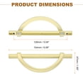thumbnail image 2 of Uxcell 2Pcs 5.04 pulgadas Tirador de Gabinete de Cocina con Tornillo Dorado, 2 of 6