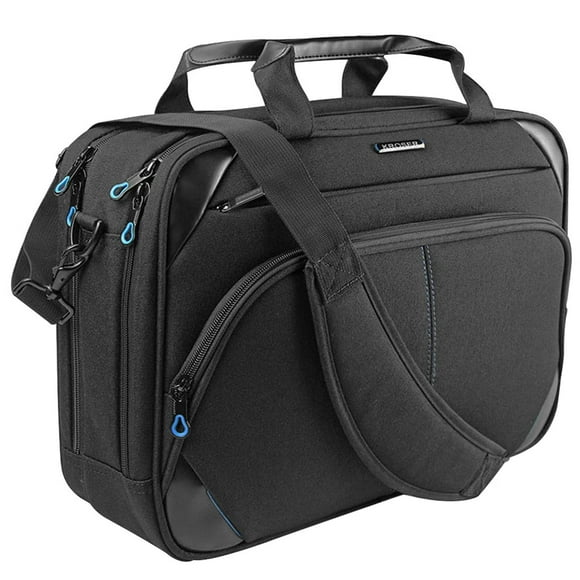 KROSER Laptop Bag 15.6 Inch Laptop Briefcase Laptop Messenger Bag Water Repellent Computer Case Laptop Shoulder Bag Durable Tablet Sleeve with RFID Pockets for Business/College/Wo