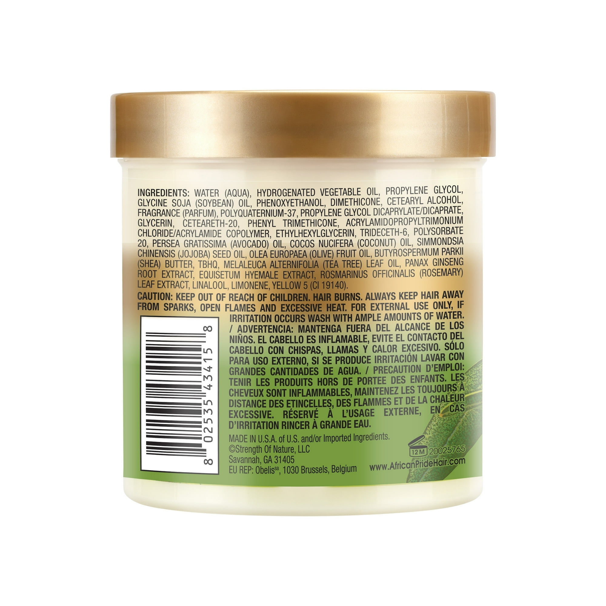 African Pride Olive Miracle Leave-in Conditioner 15 oz (Pack of 3)