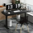 thumbnail image 2 of Homall 55x24"Electric Height Adjustable Standing Desk with Drawer and Charging Ports, Ergonomic Office&Home Computer Desk, Black, 2 of 7