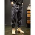 thumbnail image 3 of Pantalones cargo multibolsillos para hombre, pantalones deportivos vintage con cordón de otoño, nuevos pantalones de moda Y2K, pantalones casuales para hombre, 3 of 5