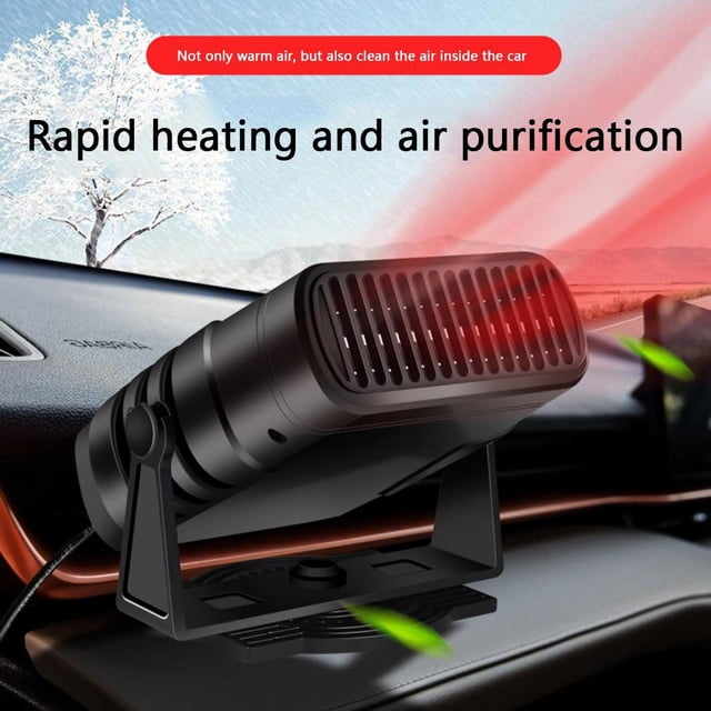 Calentador portátil para coche, ventilador, enfriador de aire, desempañador, ventilador de calefacción (12 V)