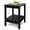 Black, variant on HDPE Adirondack Side Table,Weather Resistant,Outdoor Rectangular End Table for Adirondack Chair, Patio, Pool, Garden,14 x 13 Inch Camping Accessories & Patio Furniture,BLACK
