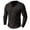 AB1399 Dark Gray, variant on Spring T-Shirts For Men Solid Color Long Sleeve Crew Neck Tops Soft Stylish Man Holiday Work Business Casual Wear Army Green Size L