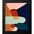 thumbnail image 2 of Watts, Eva 20x23 Black Modern Framed Museum Art Print Titled - Stacking Pebbles I, 2 of 5