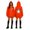 Black, variant on Multi Cartoon Graphic Zip Up Coat, Cute Cartoon Ghost Print Pumpkin Hooded Zip Jacket, Oversized Halloween Sweatshirt With 3D Stem Hood, Multiple Spooky Cartoon Graphic Holiday Outerwear, Saffron S
