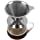 thumbnail image 5 of Cafetera para verter, jarra de vidrio de borosilicato, filtro sin papel de acero inoxidable resistente a la oxidación, colador manual, cafetera de goteo de vidrio, regalos de café de 20 oz TUNC Sencillez, 5 of 5