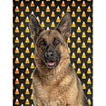 thumbnail image 1 of Candy Corn Halloween German Shepherd Flag Garden Size, 1 of 1