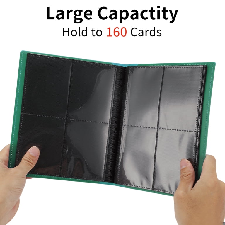 160 card binder 4-Pocket Blue The Gathering Uxcell 4 Pocket Trading Card