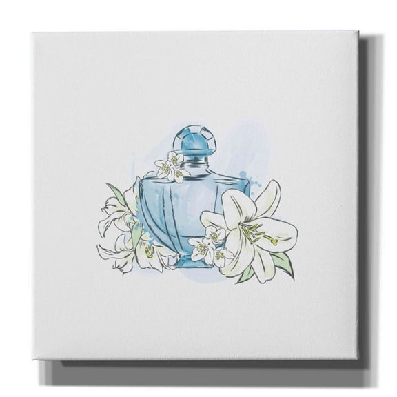 Epic Graffiti 'Perfume II' by Incado, Giclee Canvas Wall Art, 37"x37"