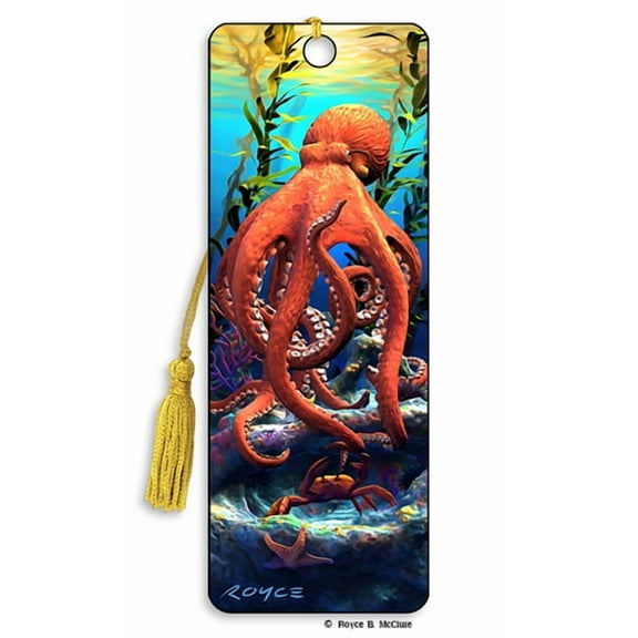 Royce 3D Bookmark - Big Bad Octopus, (Hardcover)