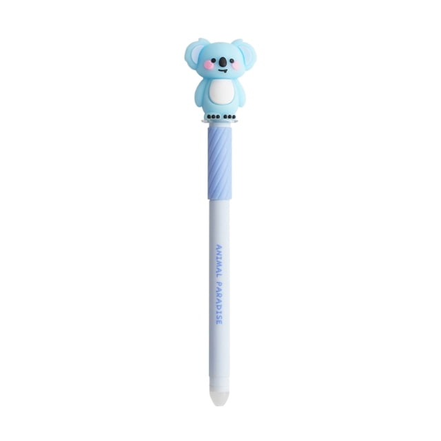 Ballpoint Pen Gel Pens 1 Erasable Pens with Cute Animal Motifs 0.5Mm Blue Gel Pens Stationery Wrapping Scrapbooking Planners Holidays And(Blue Ink) 5Ml Gel Pen,Writing Pen,Ink Pen,Rollerball Pen,Offi