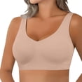 thumbnail image 3 of ZhangNan Sports Bras For Large Busts With Support, Vest Strappy Inner Fixed Cup Back Comfortable Large Bust Slimming Sports Bra, Pink Slimming Sports Bras For Women, Pink S, Size S-2XL, 3 of 8