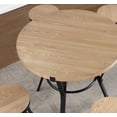 thumbnail image 4 of Steve Silver Magnoli 5-Piece Counter Dining Set in Brown/Black, 4 of 7