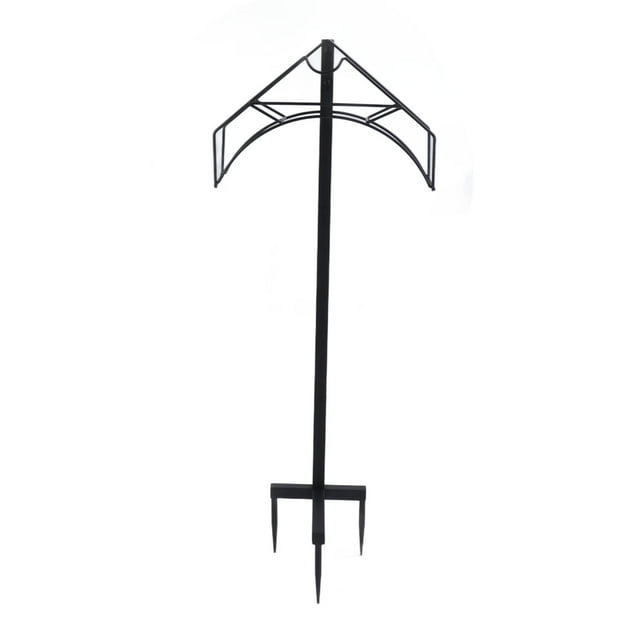Support de Boyau d'Arrosage, Support de Boyau d'Arrosage Autoportant en Fer Portable, Support de Boyau d'Eau Détachable, Support de Rangement Robuste pour Boyau d'Eau