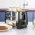 thumbnail image 5 of 2 Slice Toaster, Small Toaster With Adjustable 6 Levels, Knob, Extra-Wide Slots, Auto-Shutoff, Stainless Steel 2-Slice Toaster For Breakfast Toast Or Sandwiches Stainless steel BH002B black 220V Euro, 5 of 5