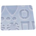 thumbnail image 2 of Light Grey Silicone DIY Mold for Handcraft Pendant Making Flexible HighTransparent 1pc, 2 of 4