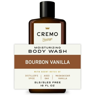 Cremo Body Wash, Bourbon Vanilla, 16oz