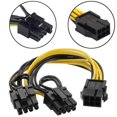 thumbnail image 5 of Cable De Extensión De Alimentación Para Minero, , 6P Hembra A Dual 6 + 2P, Cable De Alimentación Para Gráficos De Ordenador Macho10 Uds. Advancent EL016138-00, 5 of 5