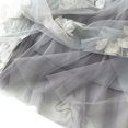 thumbnail image 6 of IBTOM CASTLE Women's Floral Embroidered Tulle Skirt Elastic High Waist Mesh Tutu A-Line Midi Long Skirts One Size Light Gray, 6 of 7