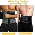 thumbnail image 3 of VASLANDA Men Sauna Waist Trimmer Sport Workout Fitness AB Belt with Adjustable Double Straps Waist Trainer Neoprene Body Shaper, 3 of 5