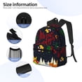 thumbnail image 3 of Disketp Merry Christmas Elk Mochila Ligera Clásica con Múltiples Bolsillos, Mochila Casual para Hombre y Mujer, Ideal para Escuela, Trabajo y Viajes, 3 of 6