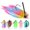 5PCS, variant on Silicone Skirted Fishing Lures - Weedless Jig Baits With Willow Spinner Blades & Offset Hooks - Artificial Swimbaits for Freshwater Bass Pike Fishing #A