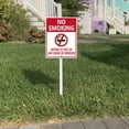 thumbnail image 2 of Ymaotrade No Smoking Within 25 Feet Of Any Door Or Window Yard Sign with Stakes 8in×12in,Sturdy Aluminum Sign, Street, Road Private Property Sign for Outdoor Yard Lawn, 2 of 7