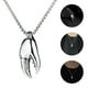 thumbnail image 4 of 1 pieza creativa garra de cangrejo colgante collar acero inoxidable cadena de cuello decoración, 4 of 5