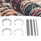 thumbnail image 3 of Brazalete en, Pulsera de Aberturas en reutilizable para pulsera de cuero, 3 of 7