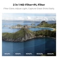 thumbnail image 5 of K&F CONCEPT ND/PL Filter Set Compatible with DJI Mini 5 Pro, 6 Pack CPL ND4&PL ND8&PL ND16&PL ND32&PL ND64&PL Polarizer Neutral Density Drone Lens Accessories, Multi Coated HD Optical Glass, 5 of 6