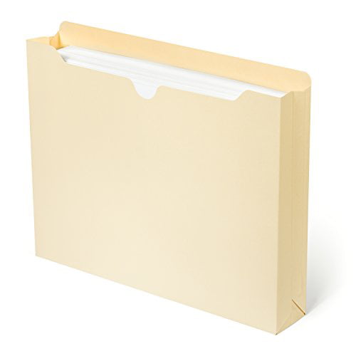 File Folder Jackets Manila Flat-No Expansion Letter Size 100 Pack *NEW*