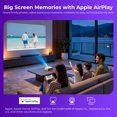 thumbnail image 5 of ELEPHAS Roku TV Smart Projector with Wi-Fi and Bluetooth, Built-in Roku TV Streaming Experience, Dolby Audio, Portable Mini Smart Projector, 5 of 9