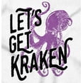 thumbnail image 2 of Lets Get Kraken Nautical Octopus Plus Size Long Sleeve Graphic Tee Shirt Brisco Brands 2X, 2 of 5